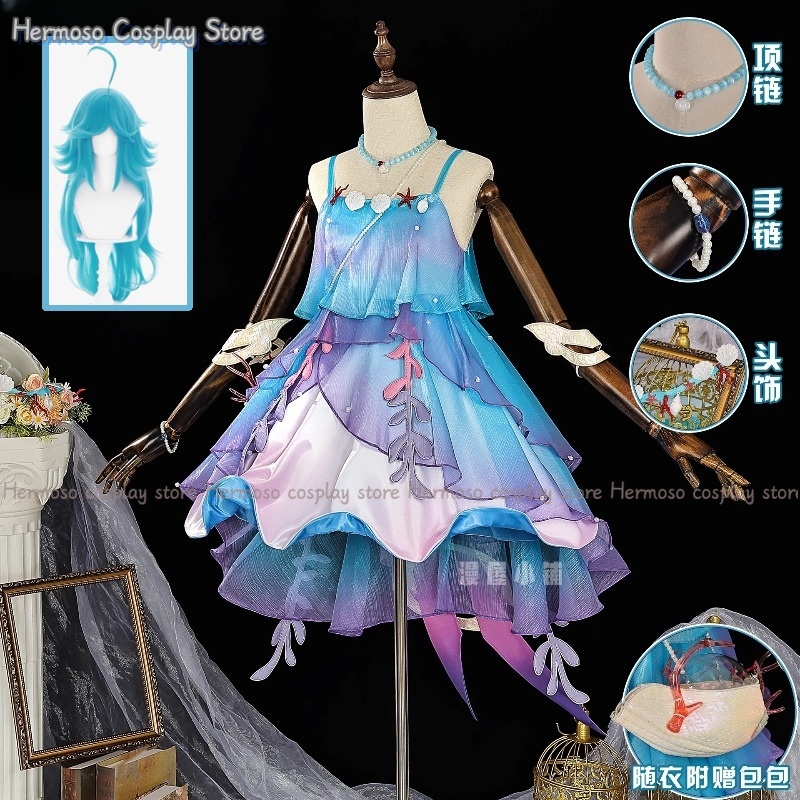 Party Games Christmas - Peruka do kostiumu Dolia Cosplay na