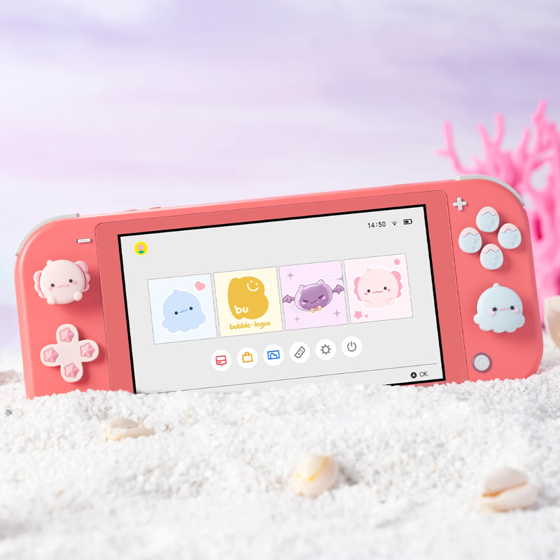 Party Games Nintendo Switch - Naklejki silikonowe na przyciski D-pad, ABXY,