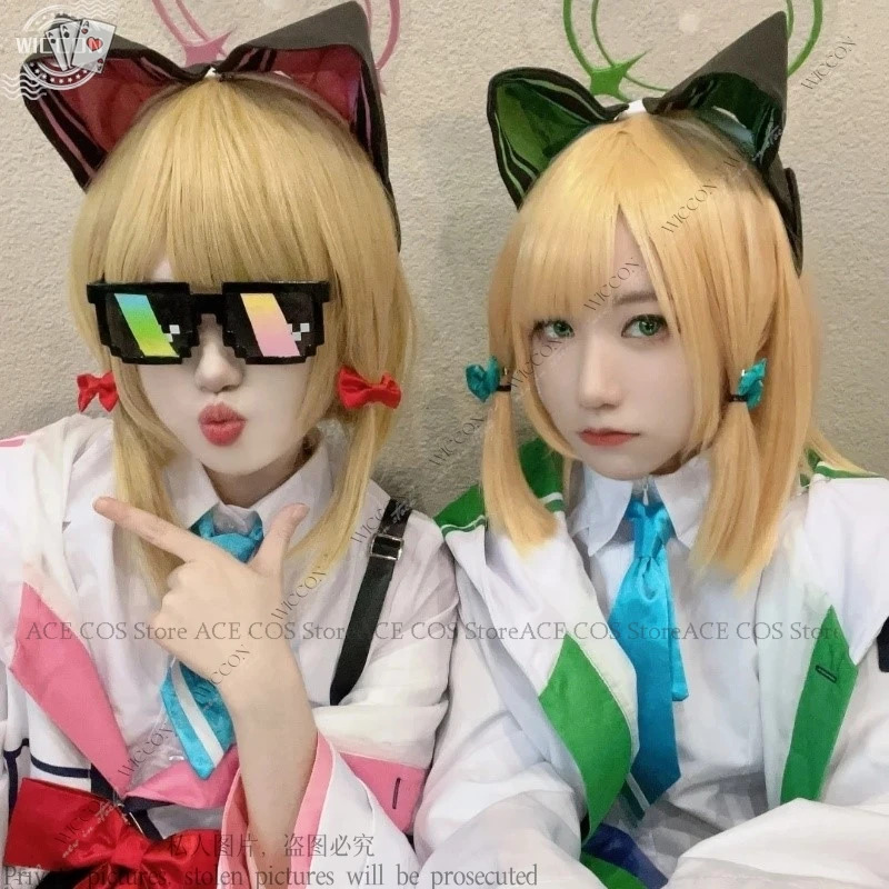 Party Games Youtube - Momoi Blue Archive Saiba Midori Anime