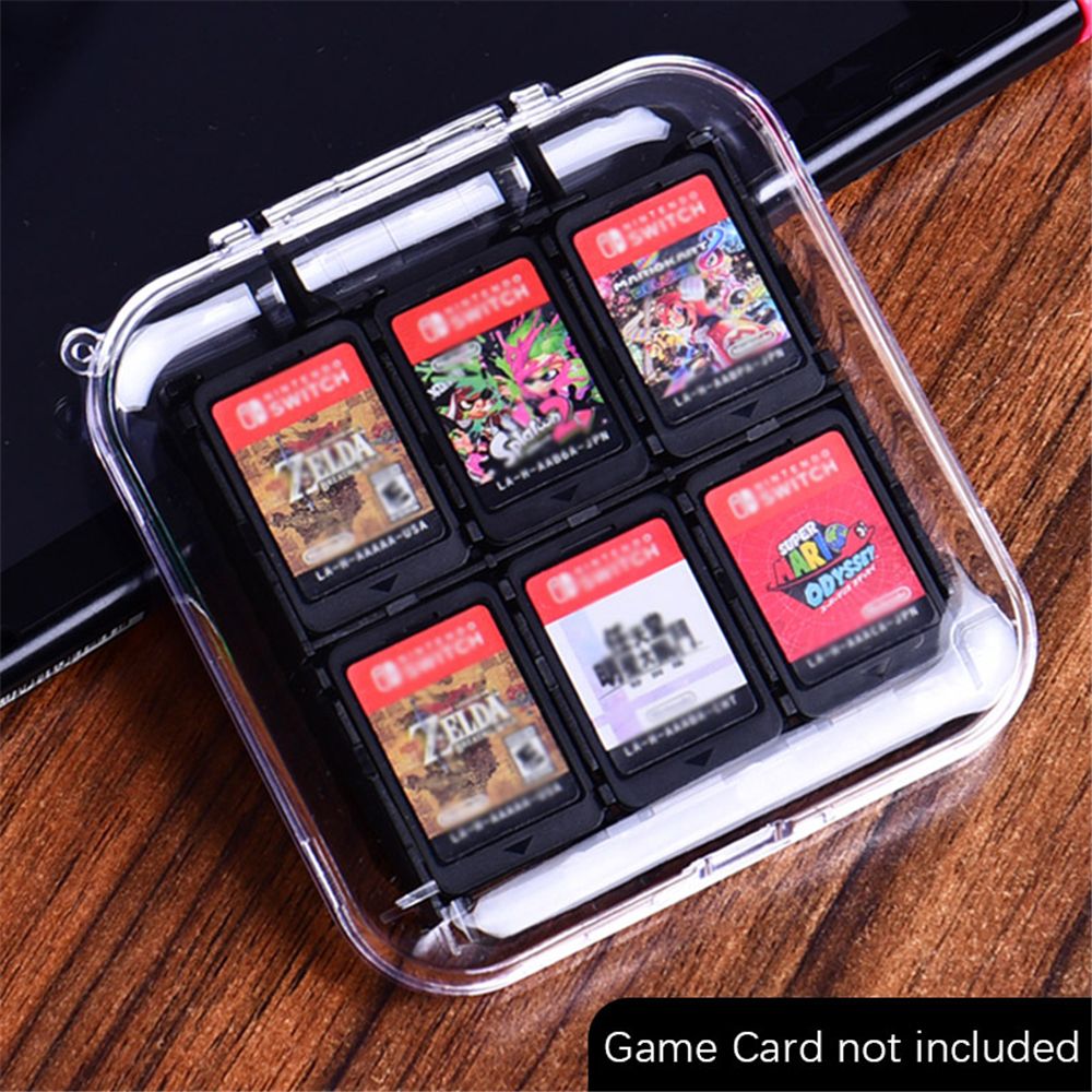 Party Games Nintendo Switch - Twarde Przezroczyste Etui na Karty do