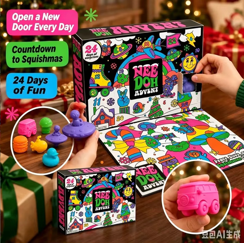 Party Family Games - 2027 Nowy, popularny kalendarz adwentowy Needoh,