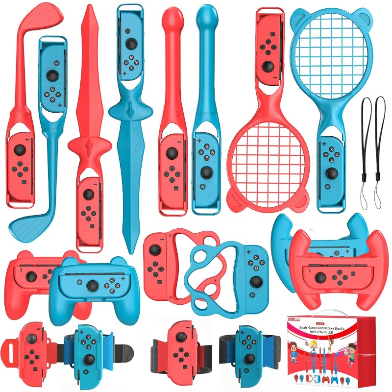 Party Games Nintendo Switch - Zestaw akcesoriów sportowych do Switch 2,