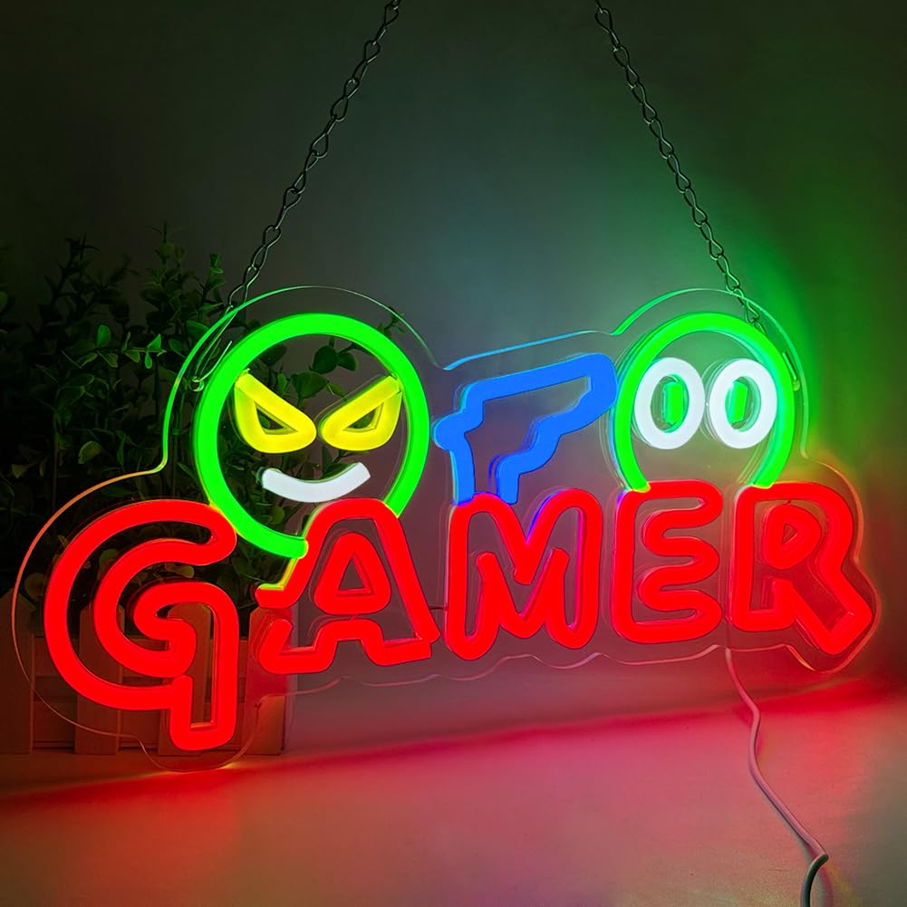 Neonowy Znak LED dla Graczy, K – Party Games Christmas recenzja i cena