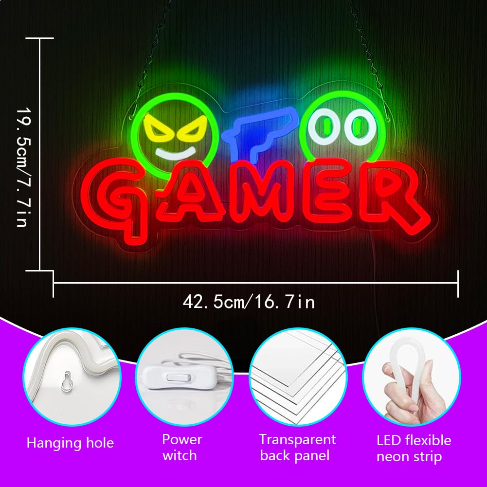 Neonowy Znak LED dla Graczy, K – Party Games Christmas recenzja i cena