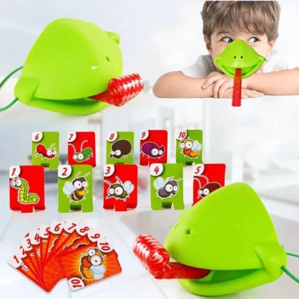Maska Żaba Jaszczurka Wysuwają – Party Family Games recenzja i cena