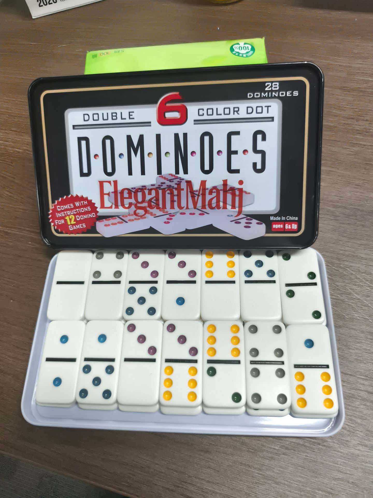Elegancki zestaw domino Double – Party Family Games recenzja i cena