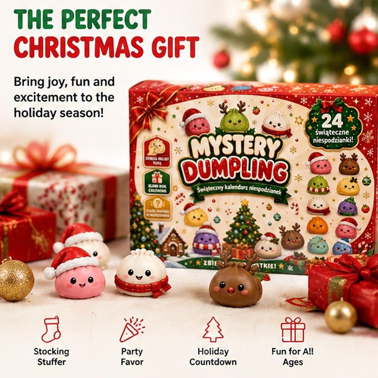 Kalendarz adwentowy z niespodz – Party Games Christmas recenzja i cena
